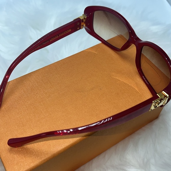❤️LOUIS VUITTON SOUPCON GM POMME D’AMOUR SUNGLASSES Z0076W - Picture 10 of 17